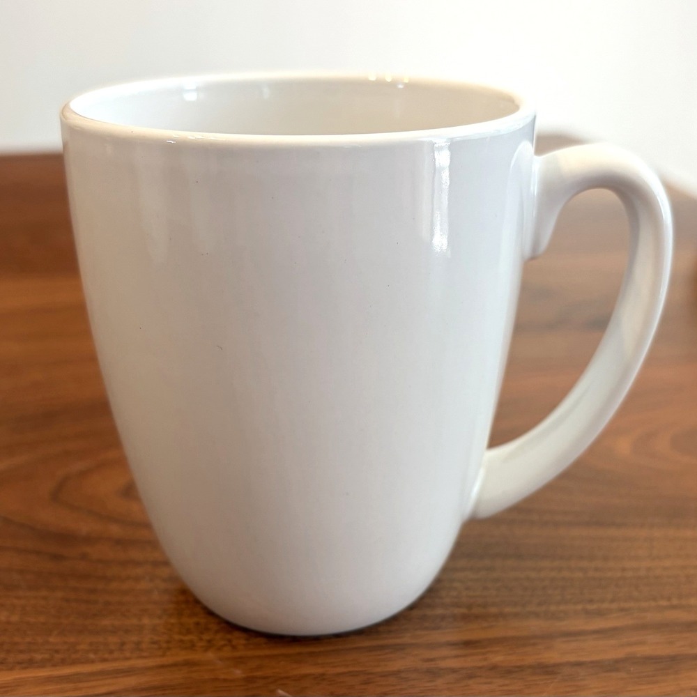 Corelle Coordinates Stoneware White Coffee Tea Mug